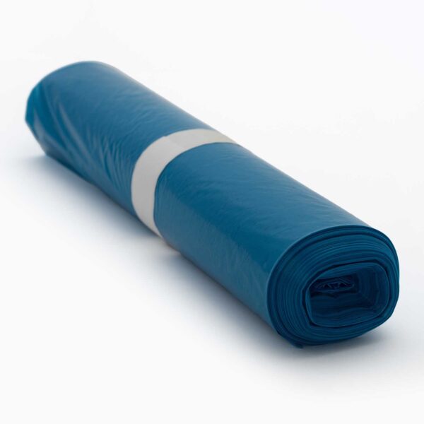 LDPE Vrecia na odpad 700 x 1100 / 120L modrá/transparentná